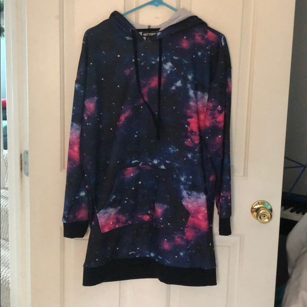 Galaxy Sweatshirt Dress